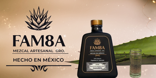Mezcal Natural Artesanal 100% Maguey Cupreata FAM 8A 750 mL
